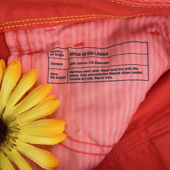 🎃 BANANA REPUBLIC; HALLOWEEN - Orange Skinny Jeans Size W28/L29! - Picture 7 of 10